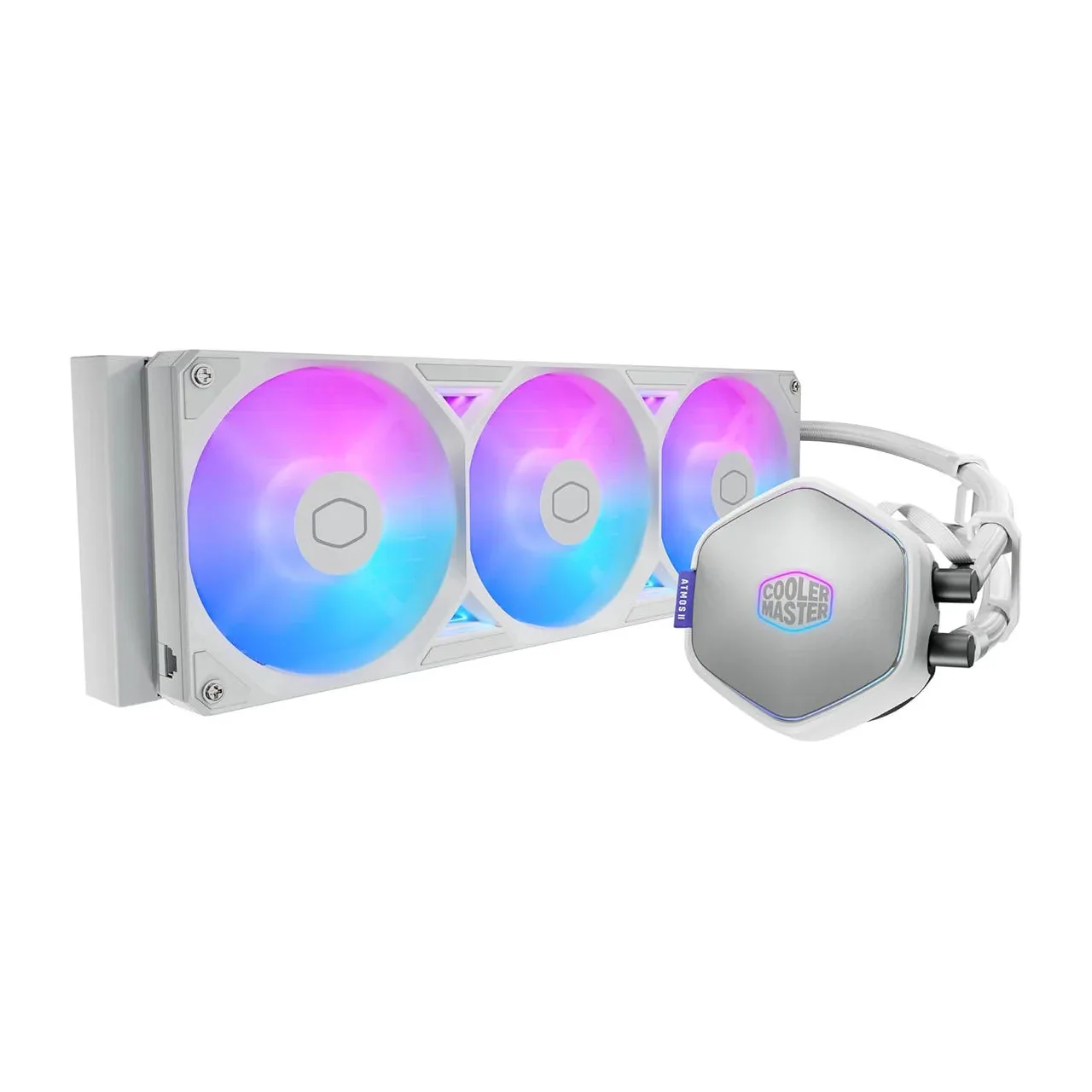 Cooler Master Atmos II 360 AIO Liquid Cooler | LCD | ARGB | LGA1700 - White