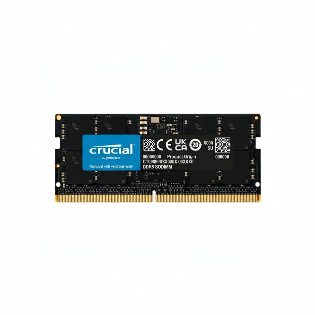 Crucial 16GB DDR5 4800 SODIMM Laptop Memory - CT16G48C40S5