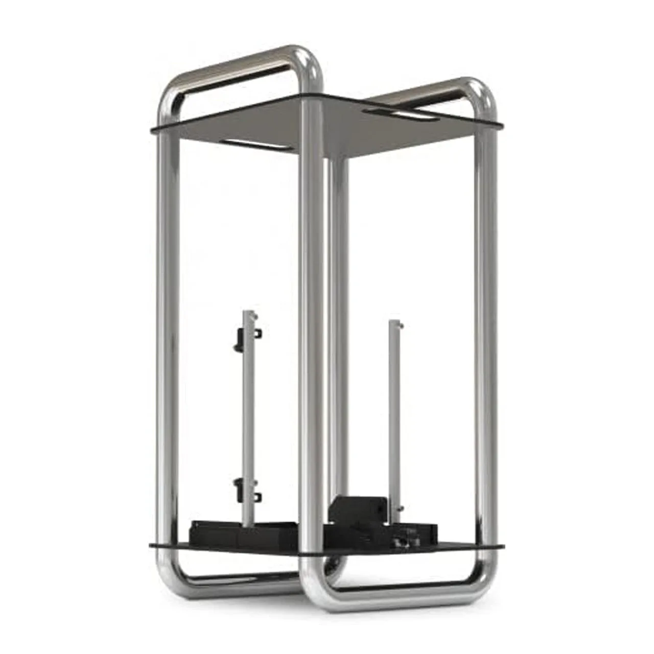 Streacom DA6 Open PC ITX Case - Chrome ST-DA6C