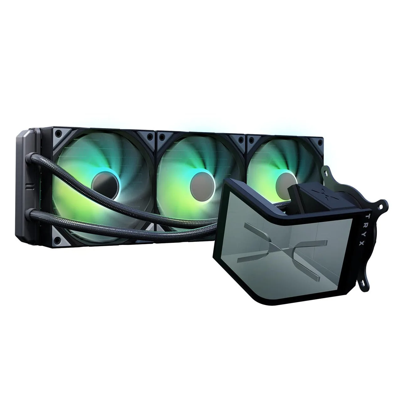 TRYX Panorama SE 360mm AIO | 6.67" MOLED Screen | LGA1700 AM5 - Black