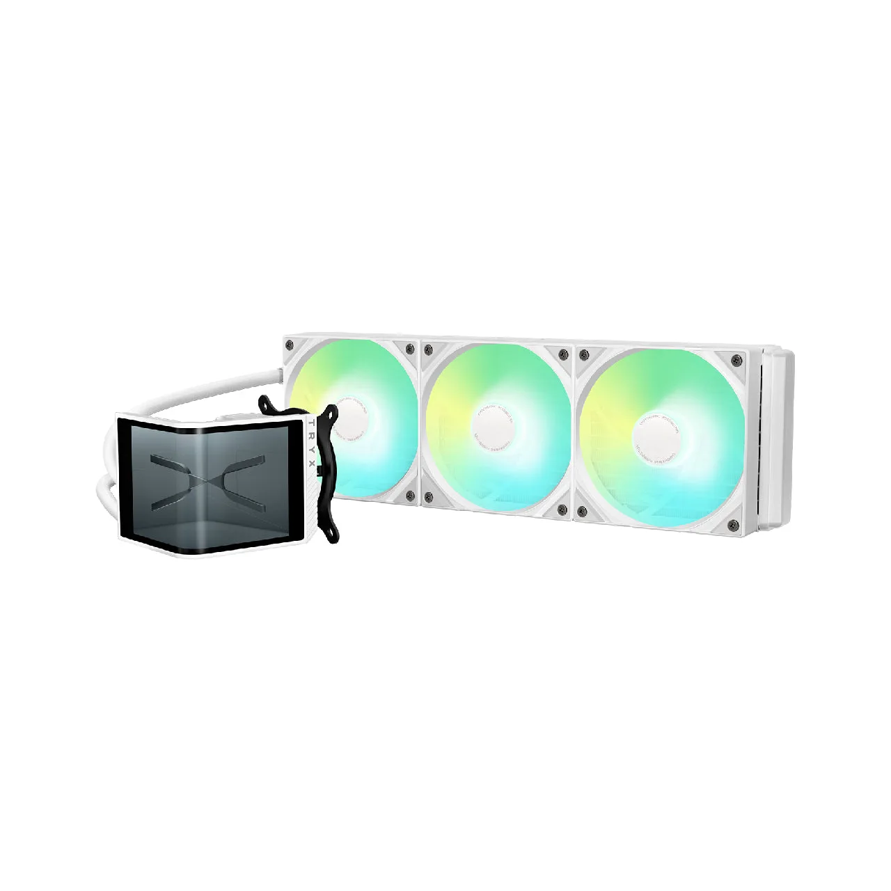 TRYX Panorama SE 360mm AIO | 6.67" MOLED Screen | LGA1700 AM5 - White