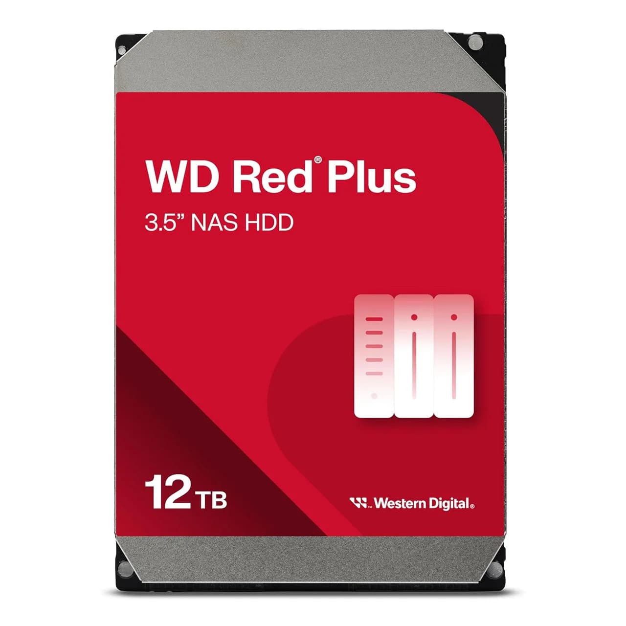 WD Red Plus 12TB NAS HDD | 7200 RPM | CMR | 512MB | WD120EFGX