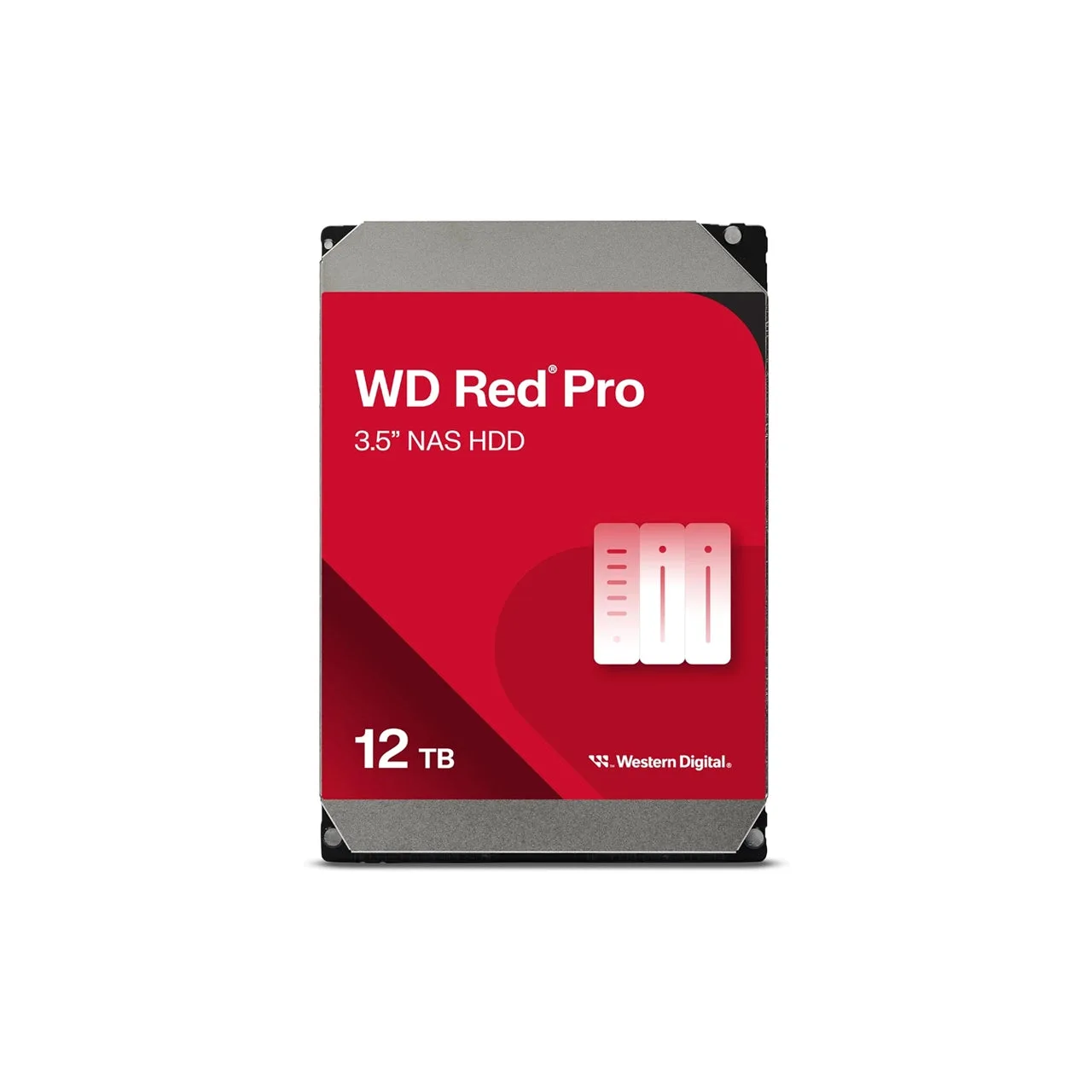 WD Red Pro 12TB NAS Internal Hard Drive | 7200 RPM | SATA 6Gb/s | CMR | WD122KFBX
