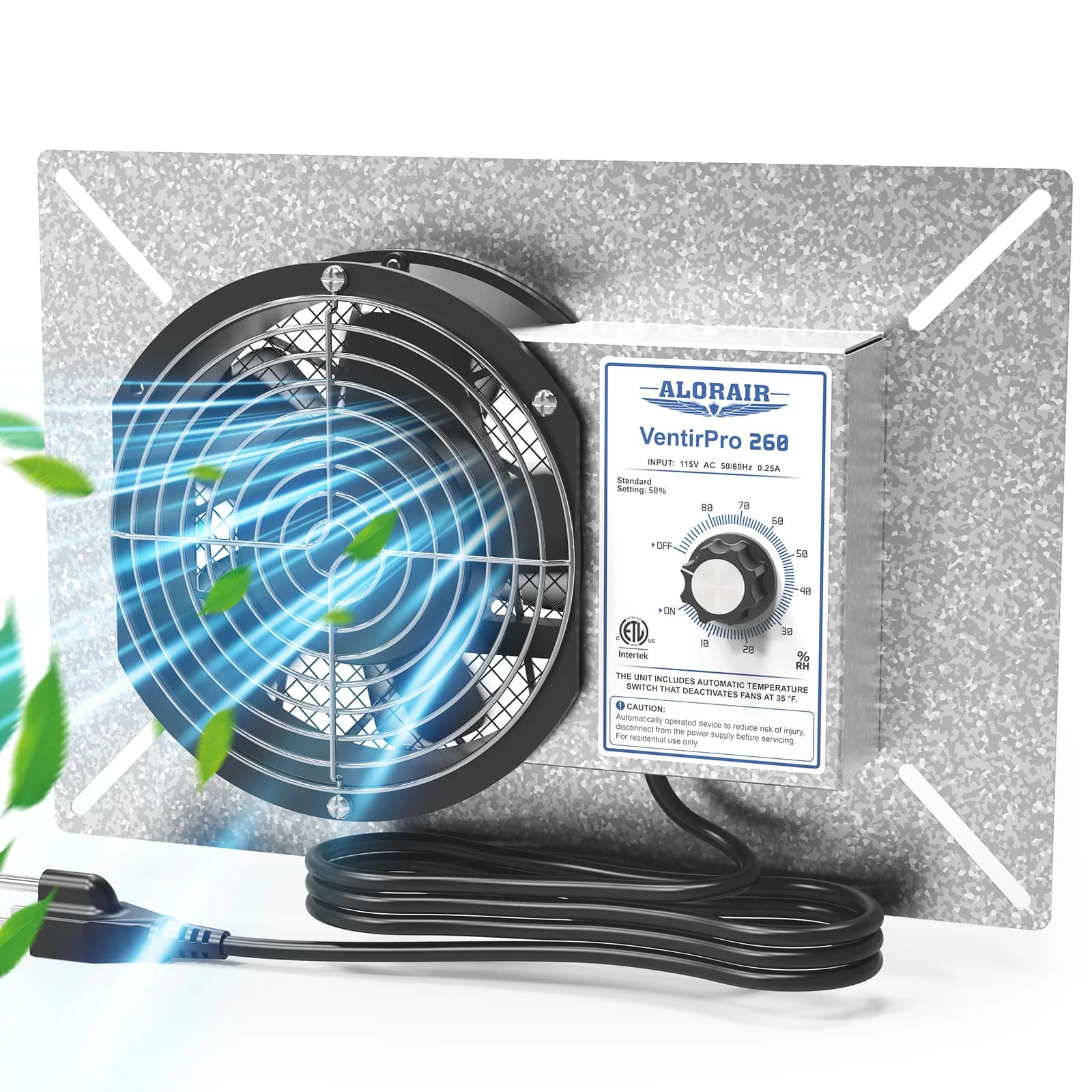 AlorAir 260CFM Crawl Space Ventilation Fan | Ventirpro 260
