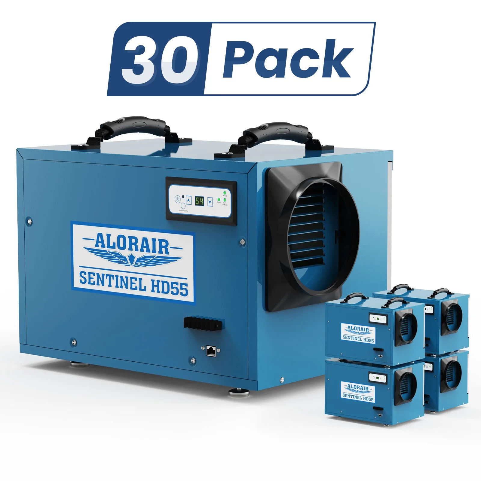 AlorAir Wholesale Packs Sentinel HD55 (Blue) Dehumidifier (pack of 5/30/60) - 30Pack
