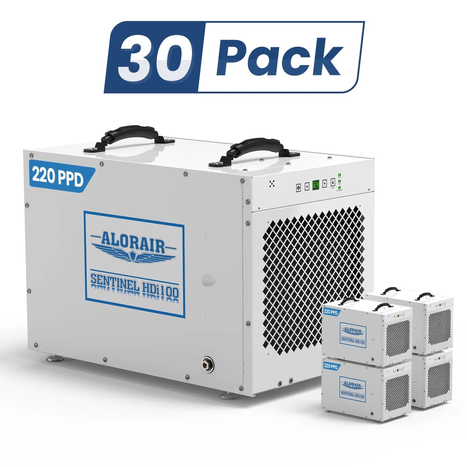 AlorAir Wholesale Packs Sentinel HDi100 Dehumidifier (pack of 5/30/60) - 30Pack