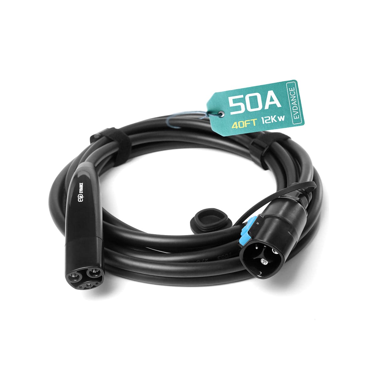 EVDANCE 50A Tesla EV Charging Extension Cable/Cord - 40FT