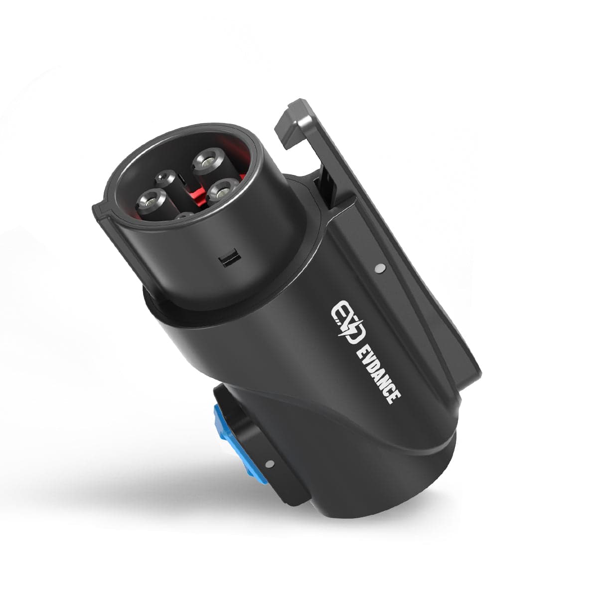 EVDANCE Mini Tesla(NACS) to J1772 Charging Adapter Max 80 Amp & 250V - Black