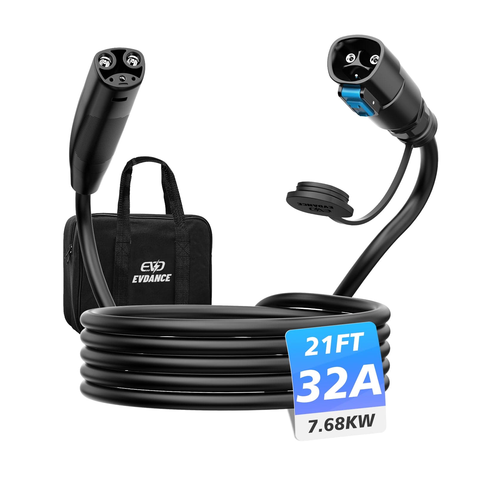 EVDANCE Tesla EV Charging Extension Cords 32A 21FT