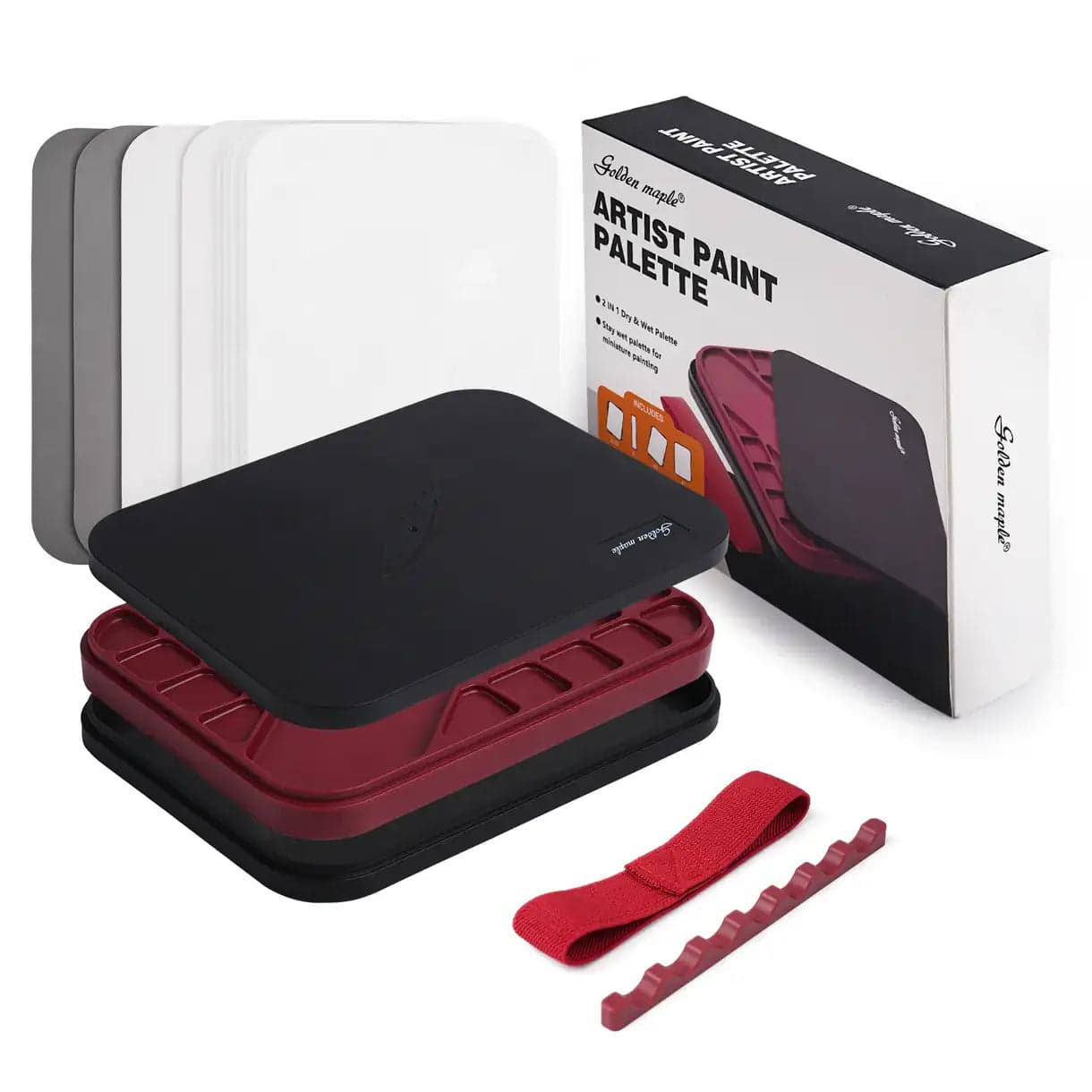 2 in 1 Wet Palette Kit - Acrylic Miniature Painting - Only Wet Palette Kit