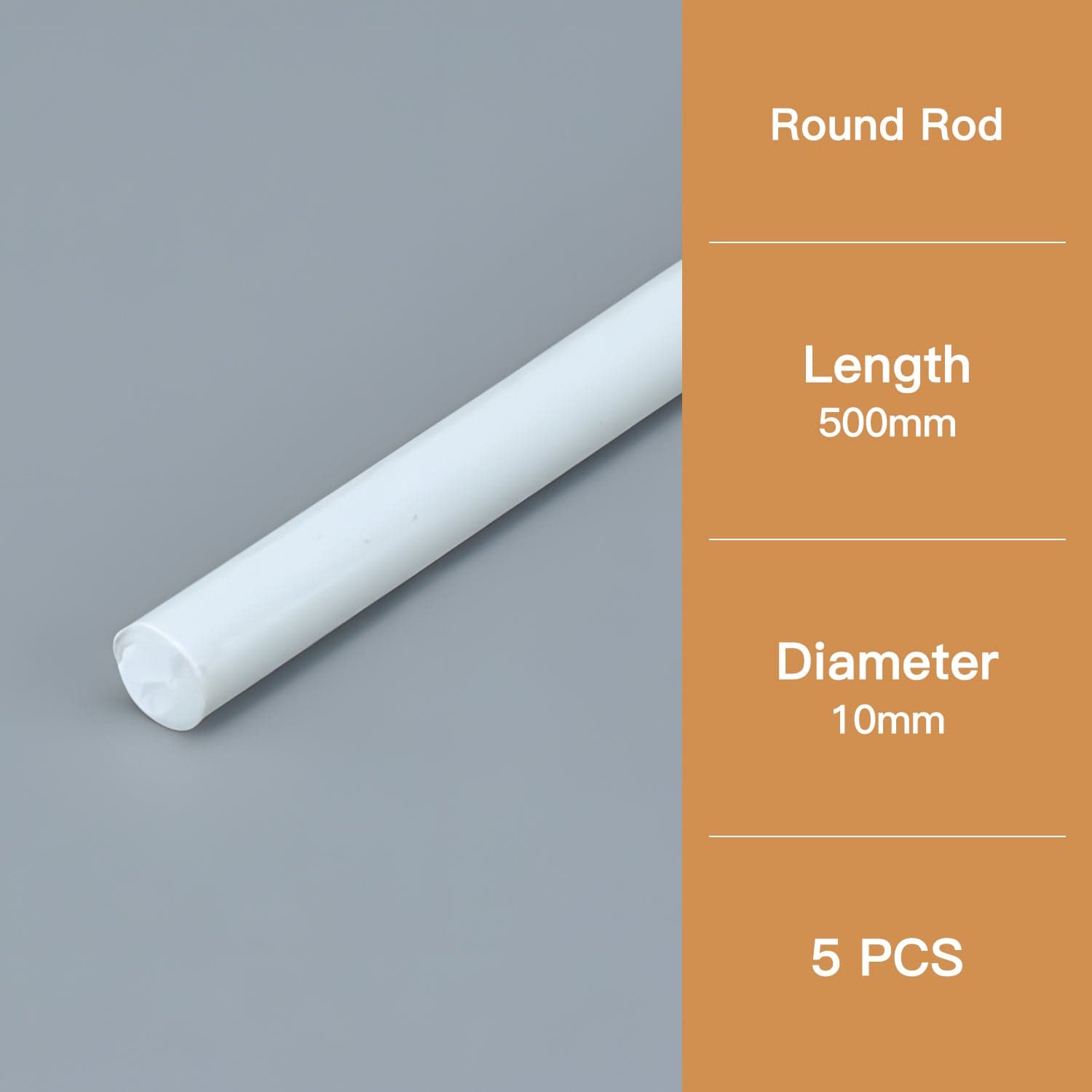 ABS Modeling Rods - ●Rod 10.0* 500mm(5PCS)
