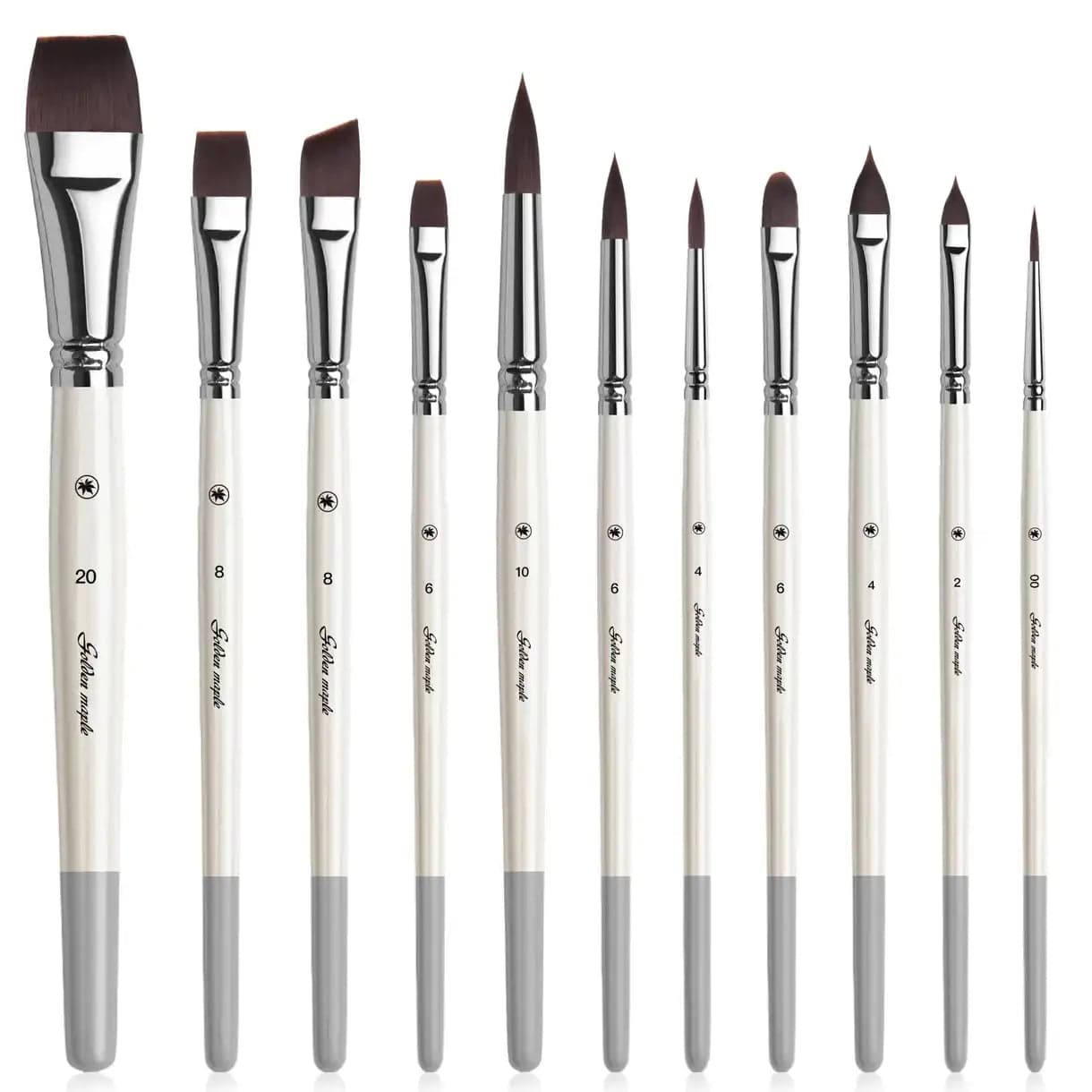 Artist Face Paint Acrylic Paint Brush Set - 11pcs