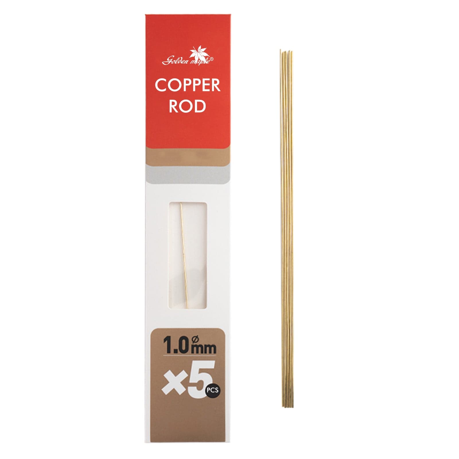 Copper Rod - 1.0mm (5PCS)