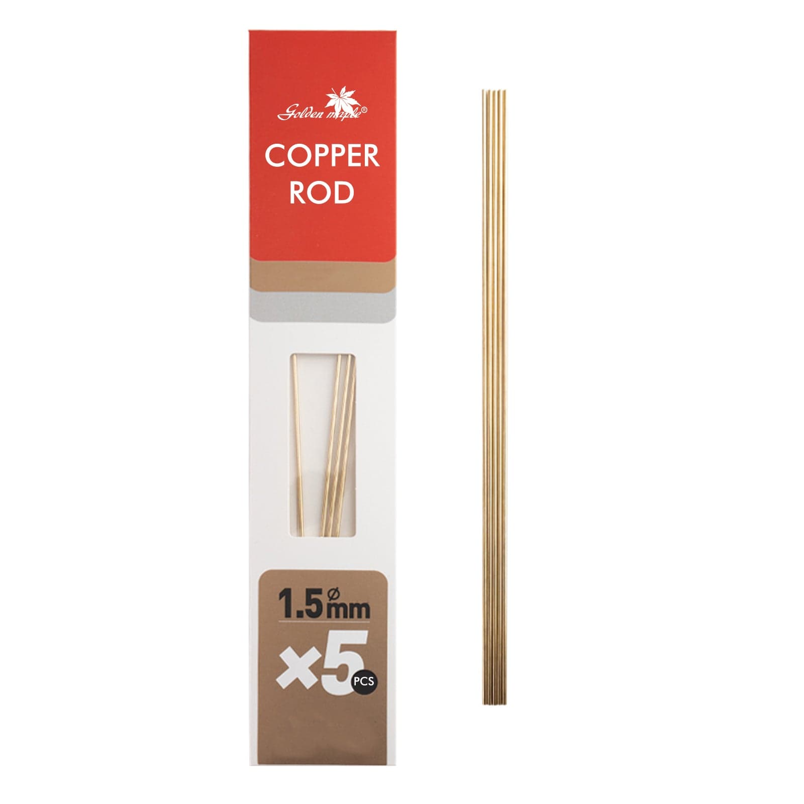Copper Rod - 1.5mm (5PCS)