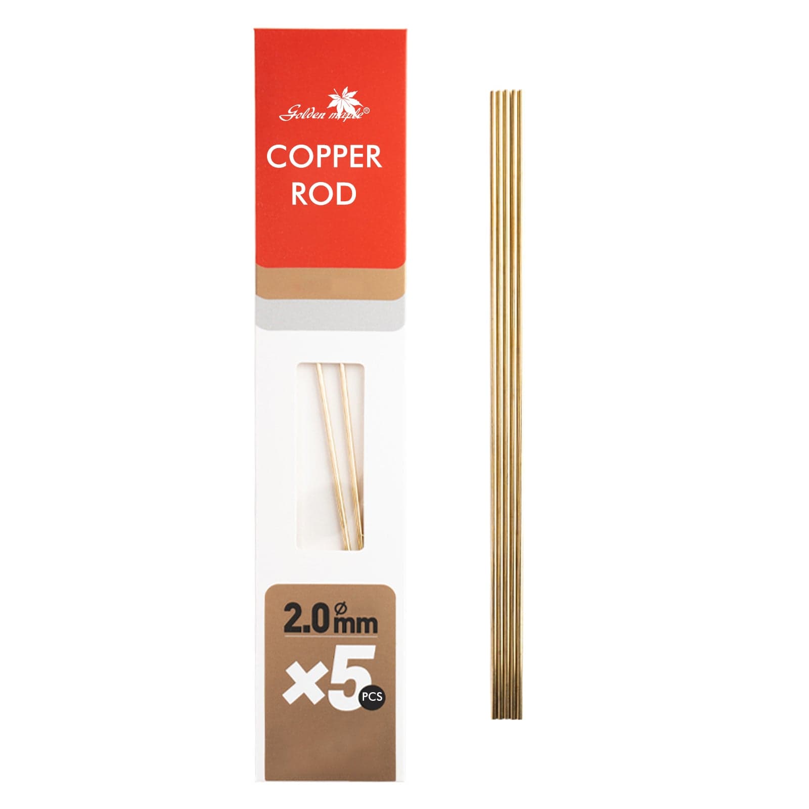 Copper Rod - 2.0mm (5PCS)