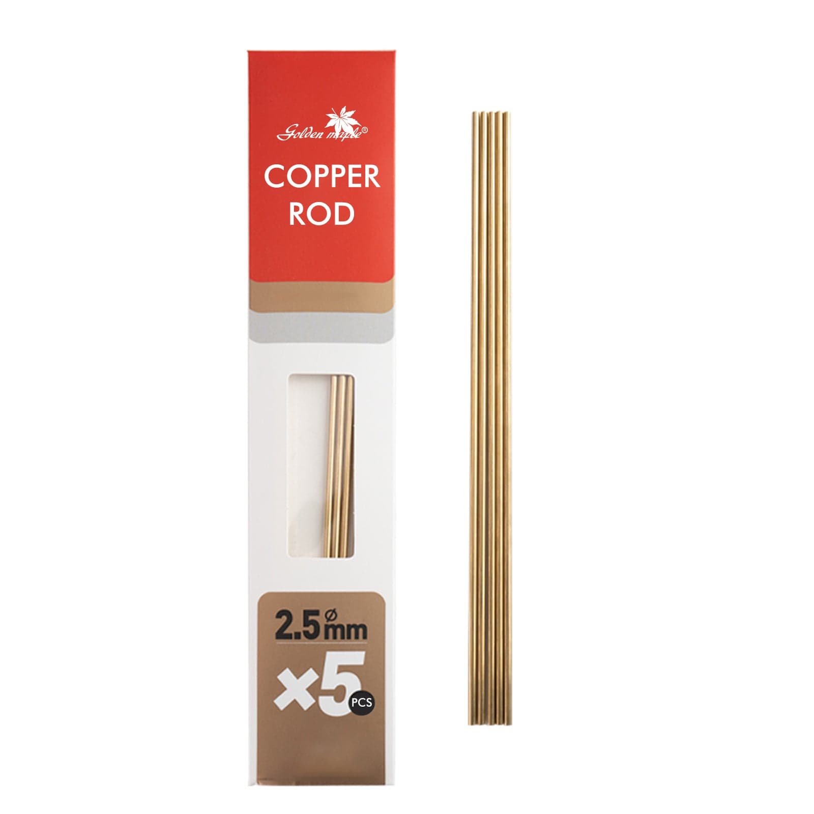 Copper Rod - 2.5mm (5PCS)