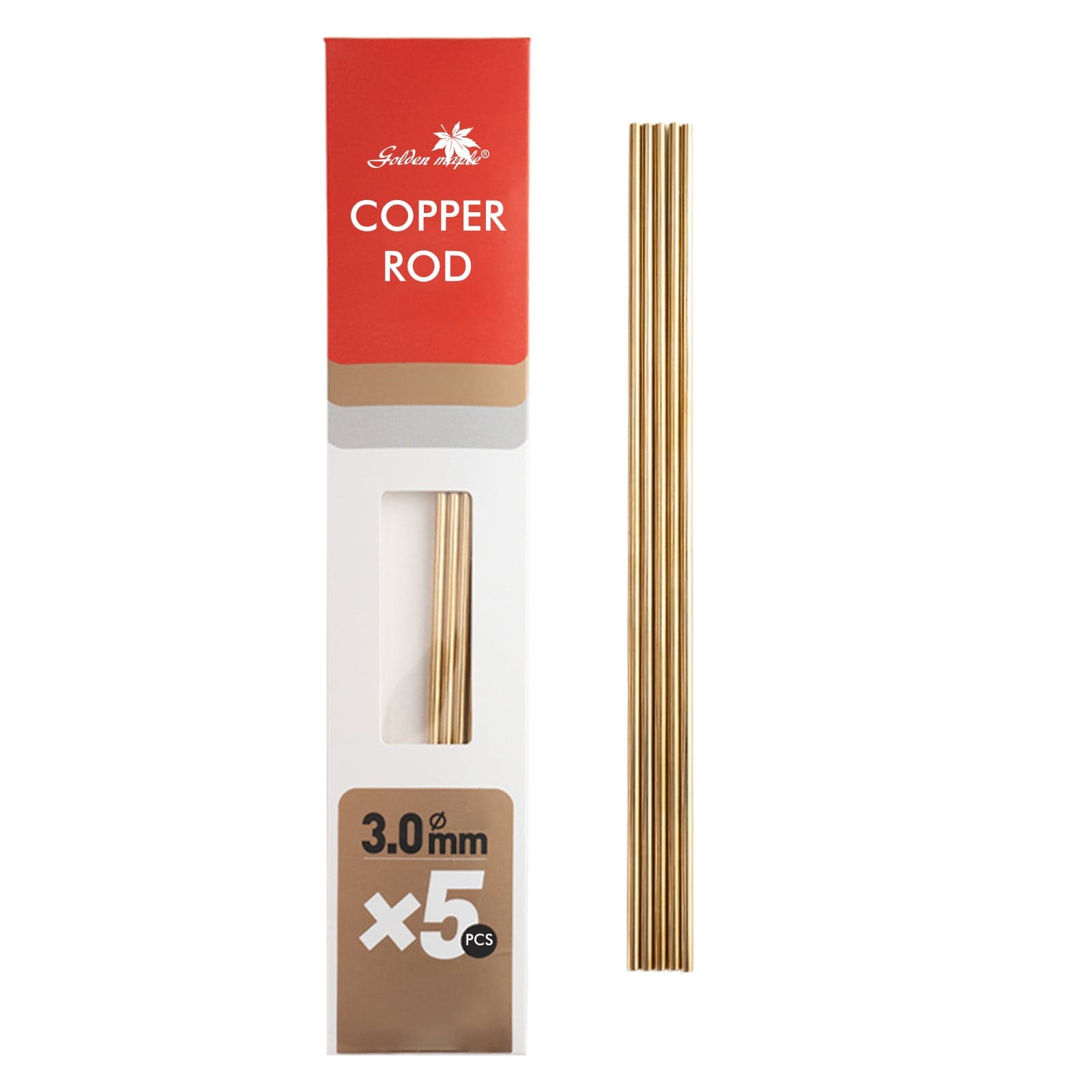 Copper Rod - 3.0mm (5PCS)