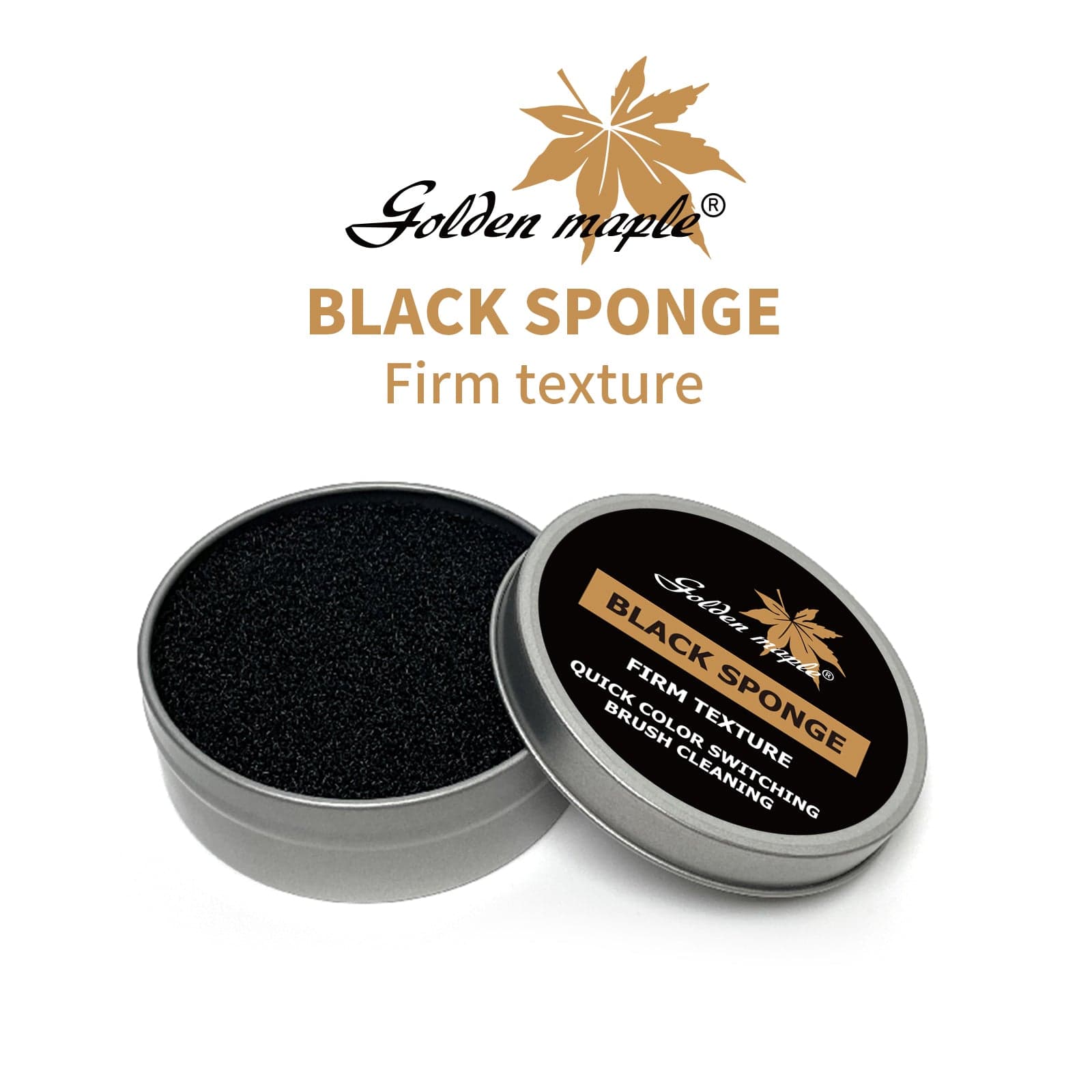 Dry Brush Sponge Box - Black Sponge