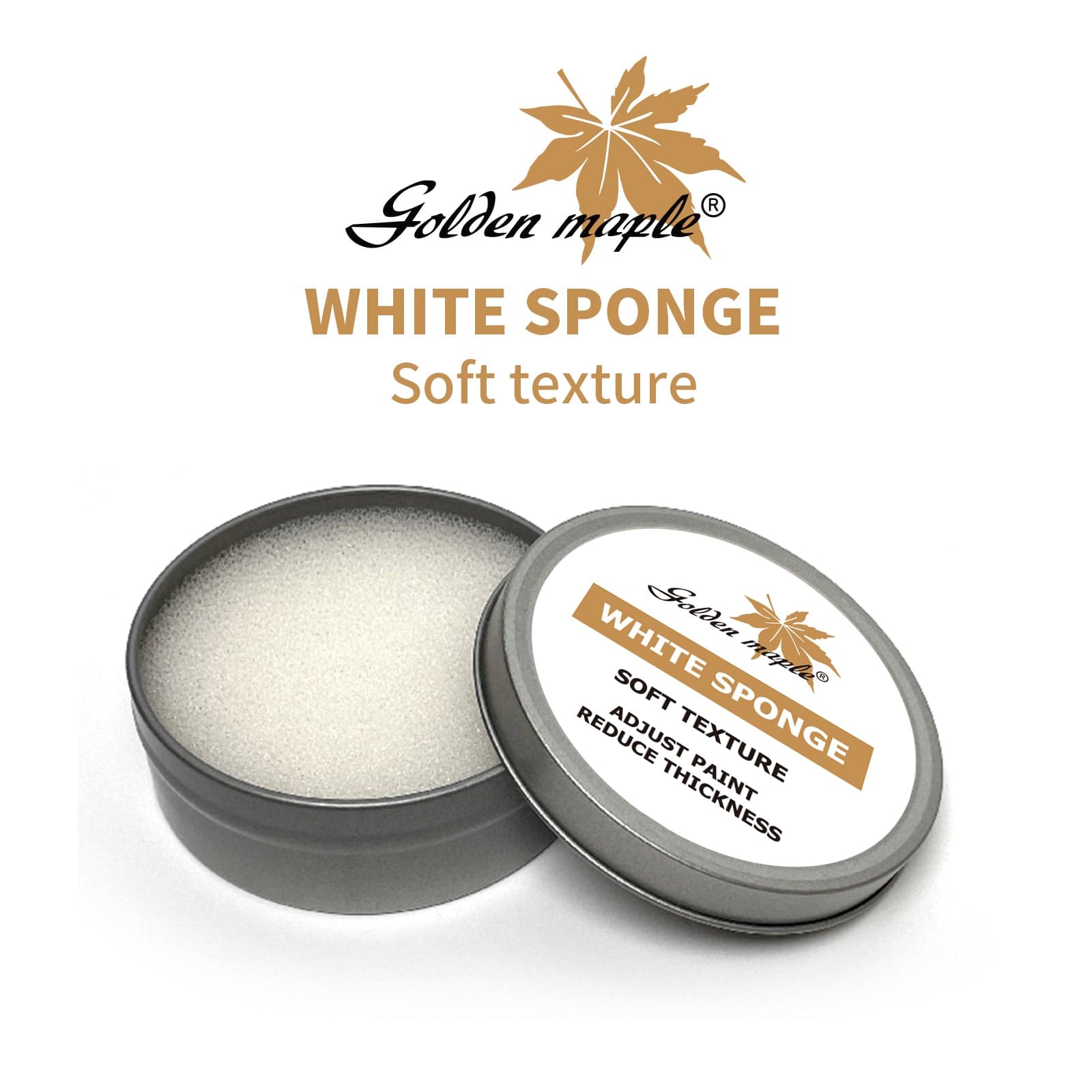 Dry Brush Sponge Box - White Sponge