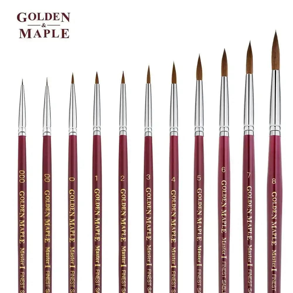 Master I: Kolinsky Sable Round Brushes - Master I Size 0