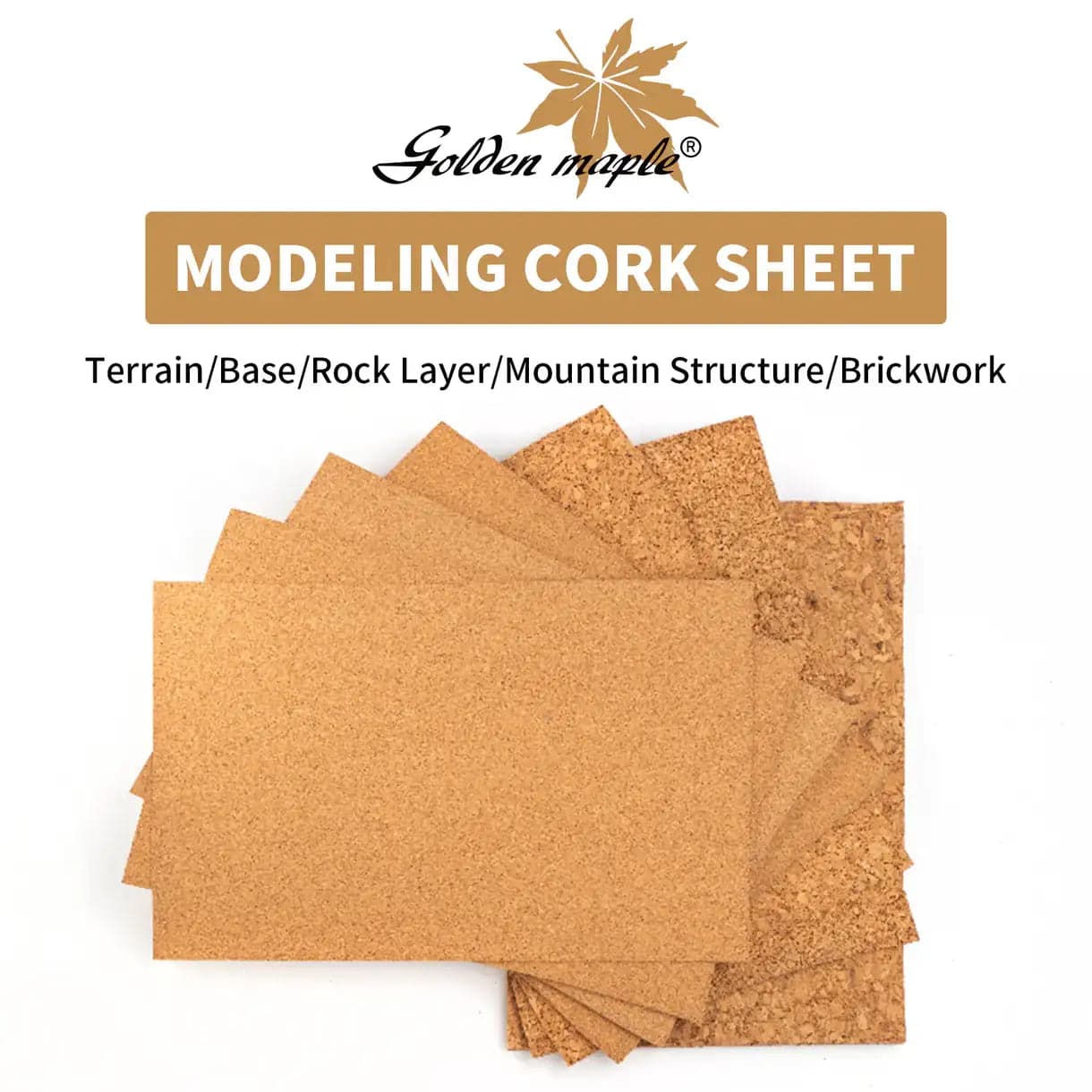 Modeling Cork Sheet - Fine granules set