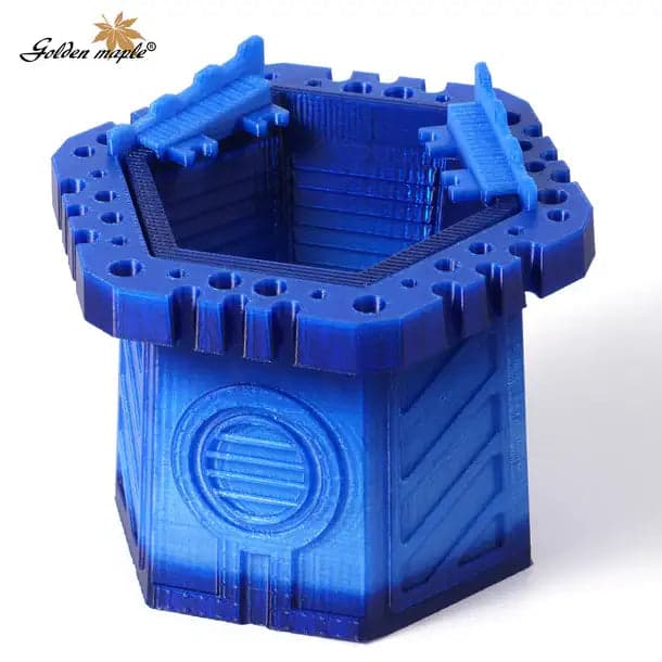 Plastic Brush Cup - Miniature Painting - Blue