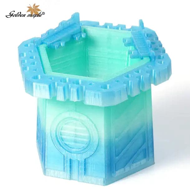Plastic Brush Cup - Miniature Painting - Gradient Blue