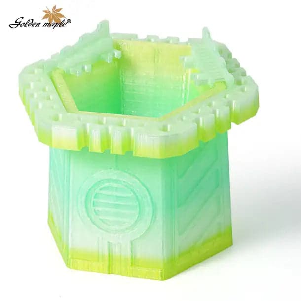 Plastic Brush Cup - Miniature Painting - Gradient yellow