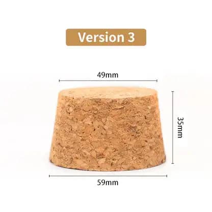 Trapezoidal Cork - Version 3（3PCS）