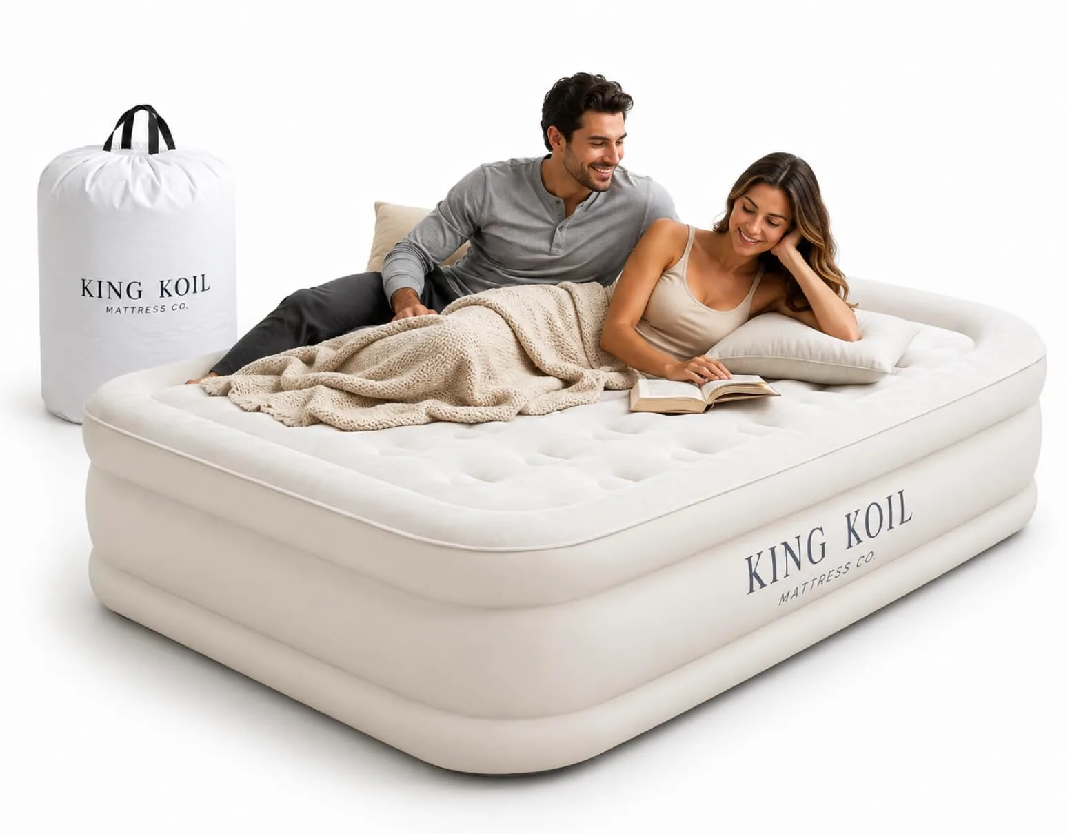 King Koil Air Mattress - Beige