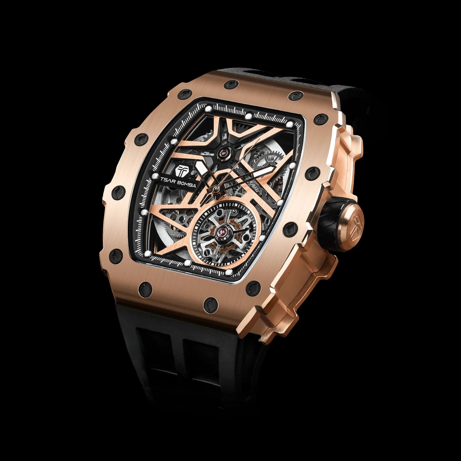 Elemental Series-Automatic Watch TB8209A Gold Black