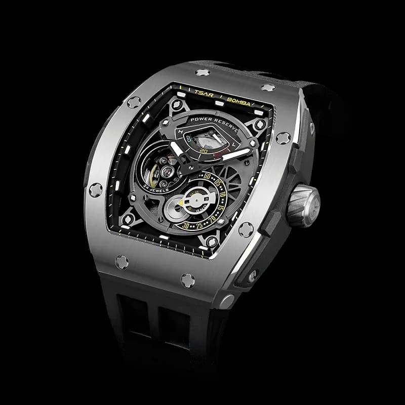 Elemental Series-Automatic Watch TB8210A Silver Black