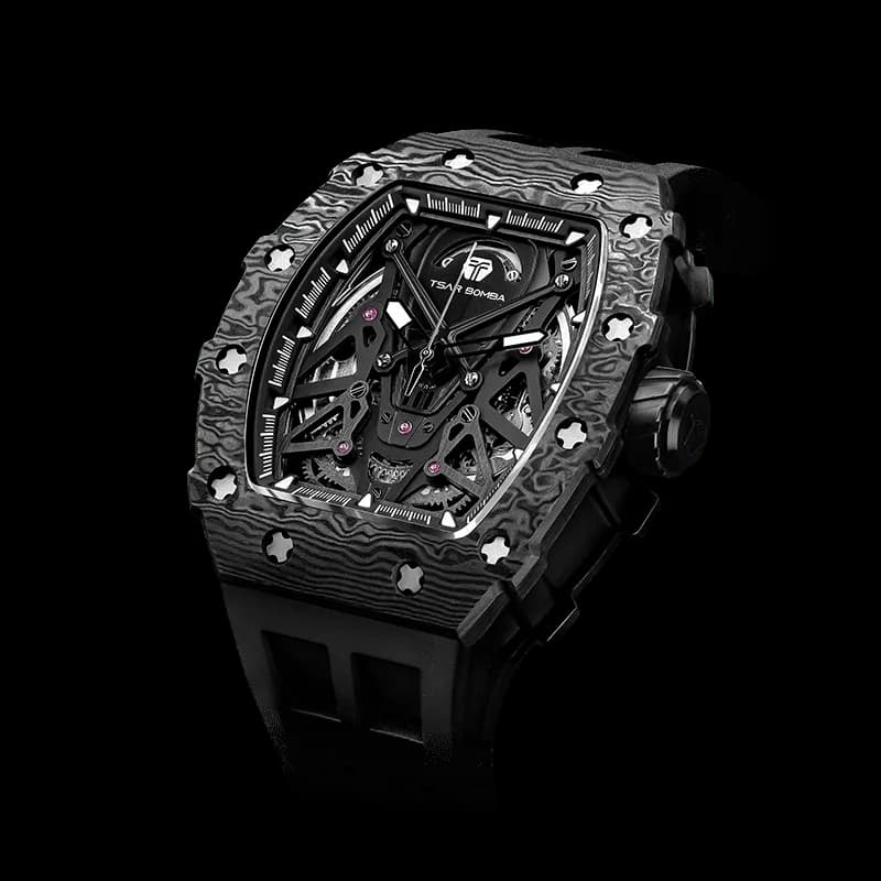 Elemental Series-Carbon Fiber Automatic Watch TB8207CF