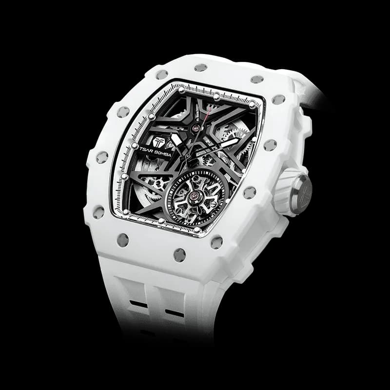 Elemental Series-Ceramic Automatic Watch TB8209C White
