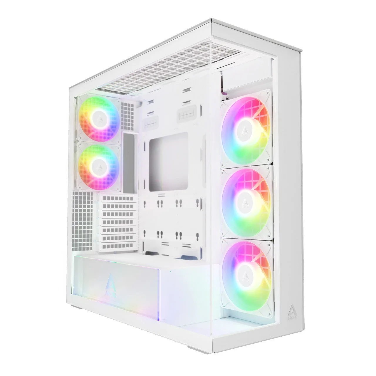 ARCTIC Xtender PC Case-Mid Tower-Tempered Glass Panel-Included A-RGB Fans (White) ACPCC00014A — photo 1 of 1