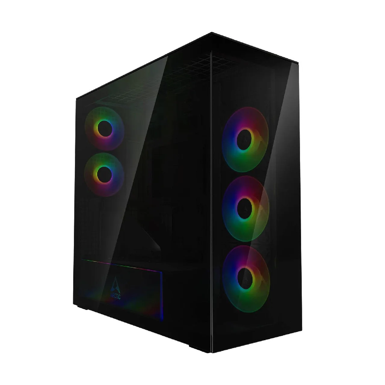ARCTIC Xtender VG PC Case-Mid Tower-Tempered Glass Panel-Included A-RGB Fans-Vertical GPU Mounting Kit (Black) ACPCC00016A — photo 1 of 1