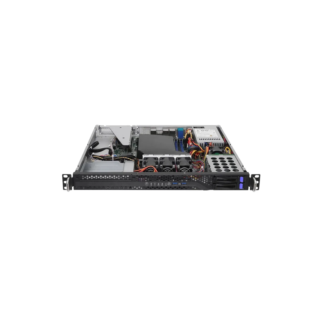 ASRock Rack 1U Rackmount Compact Server Barebone AMD EPYC 4004, Ryzen 9000/8000/7000, 2 2.5"SATA, Dual 1G Lan - 1U2S-B650