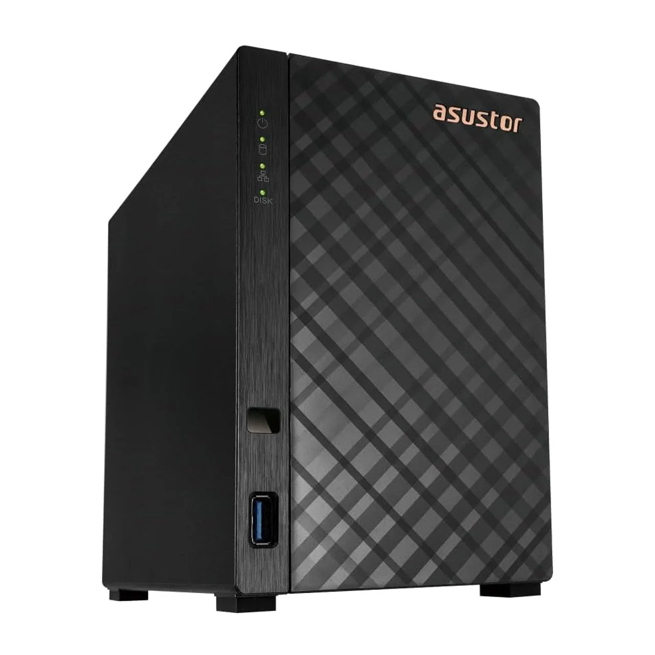Asustor Drivestor 2 Gen 2 ,2 Bay NAS, Quad-Core 1.7GHz CPU, 2.5GbE Port, 1GB DDR4, Three USB 3.0 (Diskless) AS1202T — photo 1 of 1