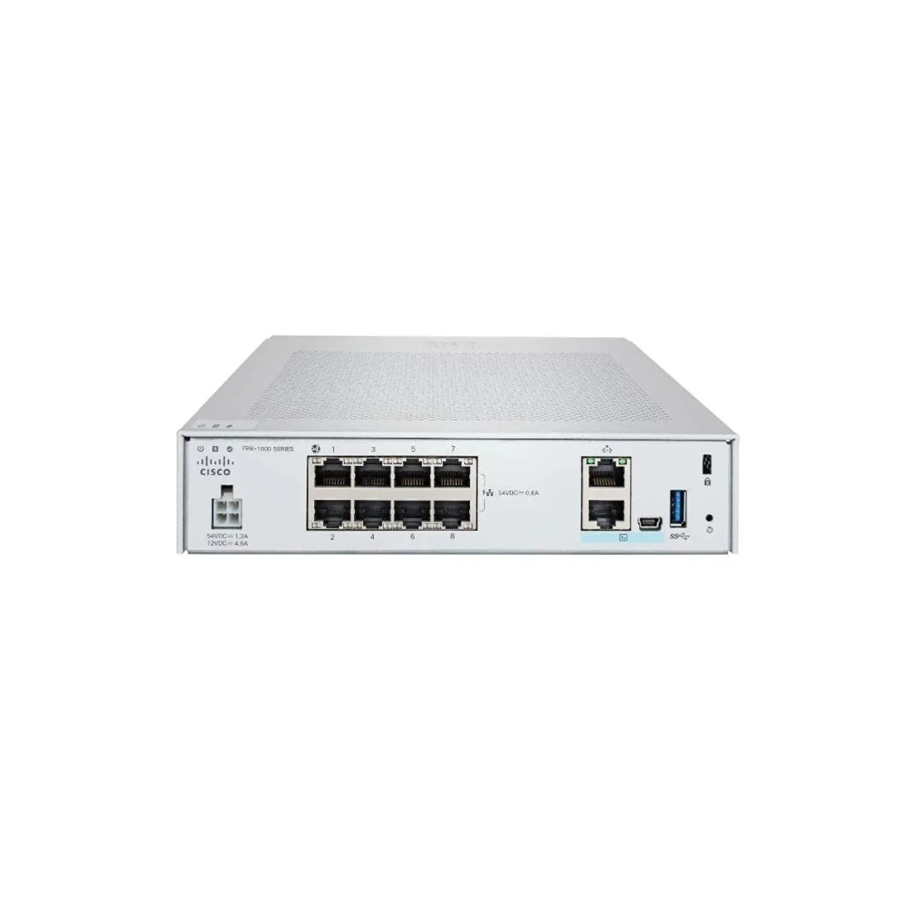 Cisco Secure Firewall: Firepower 1010 Appliance with FTD Software, 8-Gigabit Ethernet (GbE) Ports, Up to 650 Mbps Throughput, - FPR1010-NGFW-K9