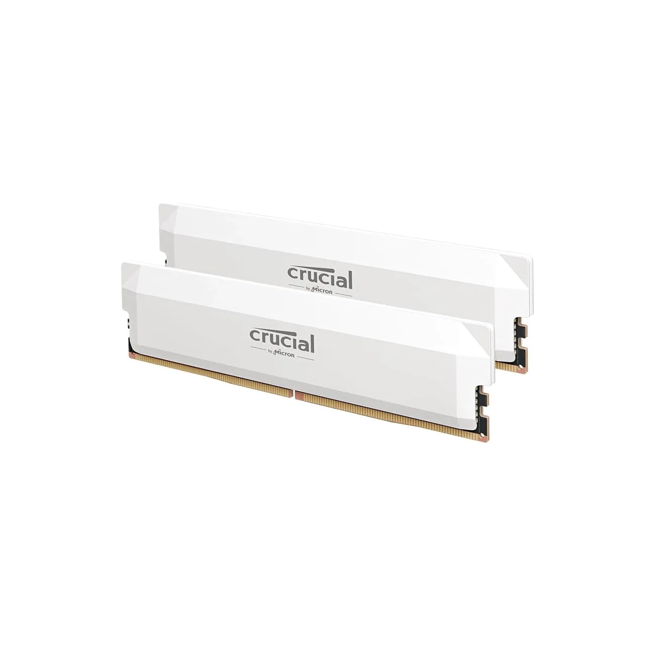 Crucial Pro Overclocking 64GB (2x32GB) DDR5 Desktop RAM | 6000MT/s CL40 | Intel XMP 3.0 & AMD EXPO | White | CP2K32G60C40U5W