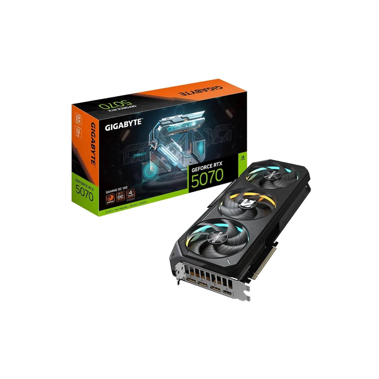 Gigabyte GeForce RTX 5070 Gaming OC 12G Graphics Card | 12GB GDDR7 | 256-bit | PCIe 5.0 | GV-N5070GAMING OC-12GD — photo 1 of 1