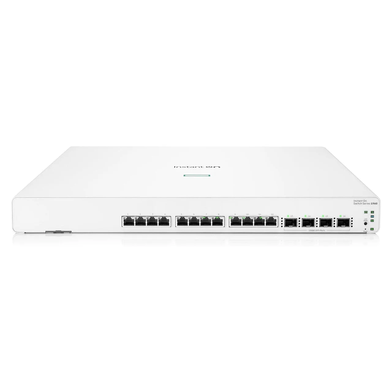 HPE Networking Instant On 1960 12-Port 10Gb Aggregator Smart Switch - 12x10GBase-T | 4X SFP+ | JL805A#ABA