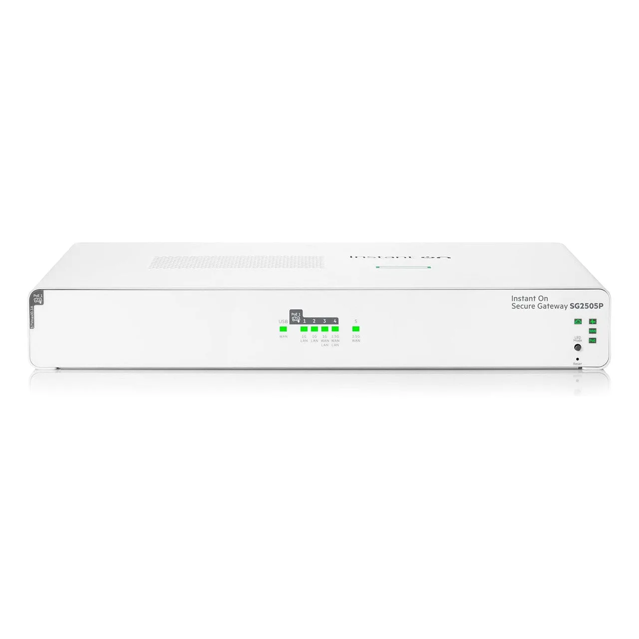 HPE Networking Instant On Secure Gateway SG2505P 5-Port 2x2.5G,3x1G Smart-Managed Gateway 60w PoE, US Cord S0G34A#ABA