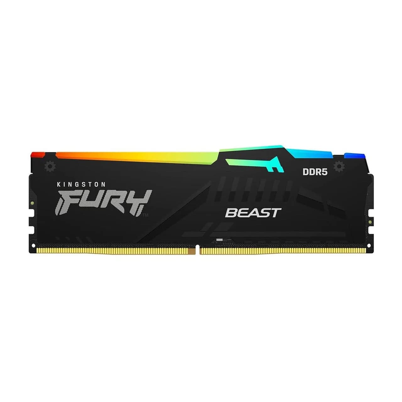 Kingston FURY Beast RGB 16GB DDR5 6000 CL36 UDIMM Desktop Memory - KF560C36BBE2A-16 — photo 1 of 1