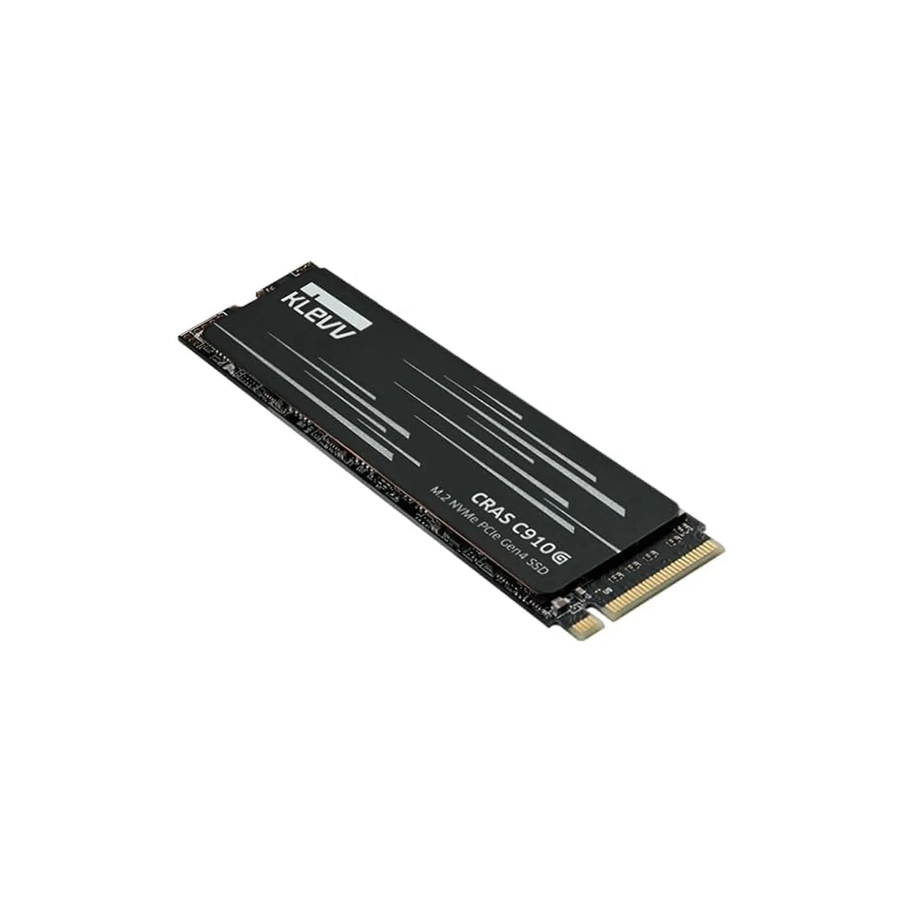 KLEVV CRAS C910G SSD 4TB, M.2 NVMe 2280, PCIe Gen4x4 Solid state Drive with Heatsink, Up to 5200MB/s - K04TBM2SP0-10G — photo 1 of 1