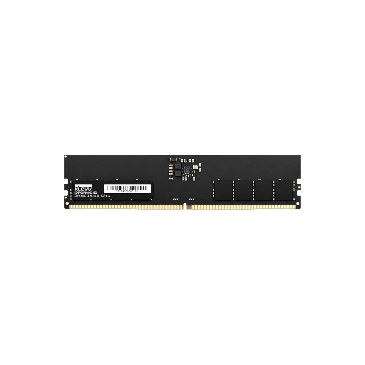 KLEVV DDR5 16GB (1x16GB) 5600MHz CL46 UDIMM SK Hynix A-Die Desktop Ram Memory 1.1V - KD5AGUA80-56G460A — photo 1 of 1