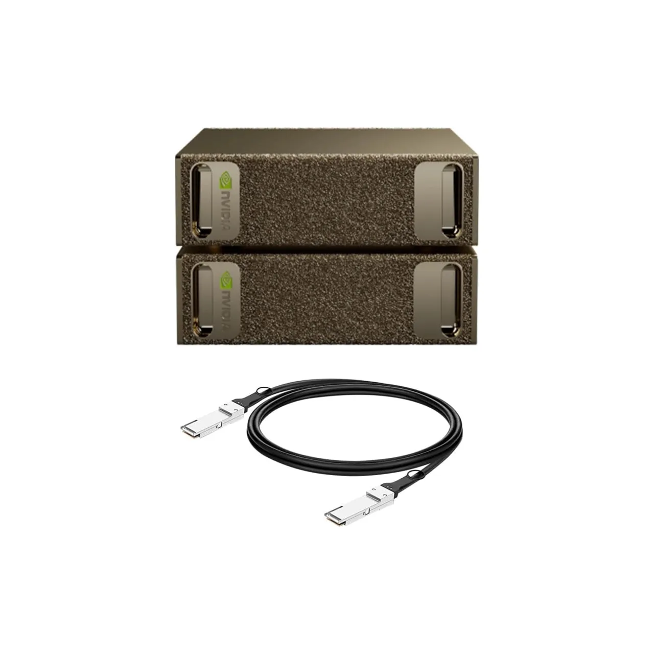 PNY NVIDIA DGX Spark | GB10 Grace Blackwell | 128GB | 4TB | Wi-Fi 7 NVDGXSPARK-PB - Pack of 2 with Cable