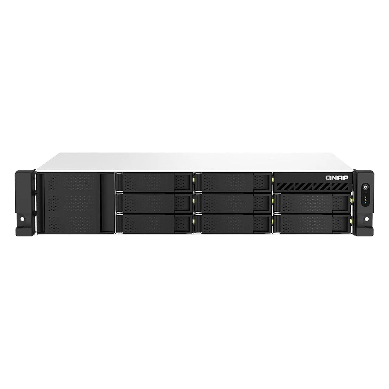 QNAP 2U 8-bay short depth rackmount NAS, Intel Celeron N5095 4C/4T, 8GB RAM On-Board, Single PSU TS-864EU-8G-US — photo 1 of 1