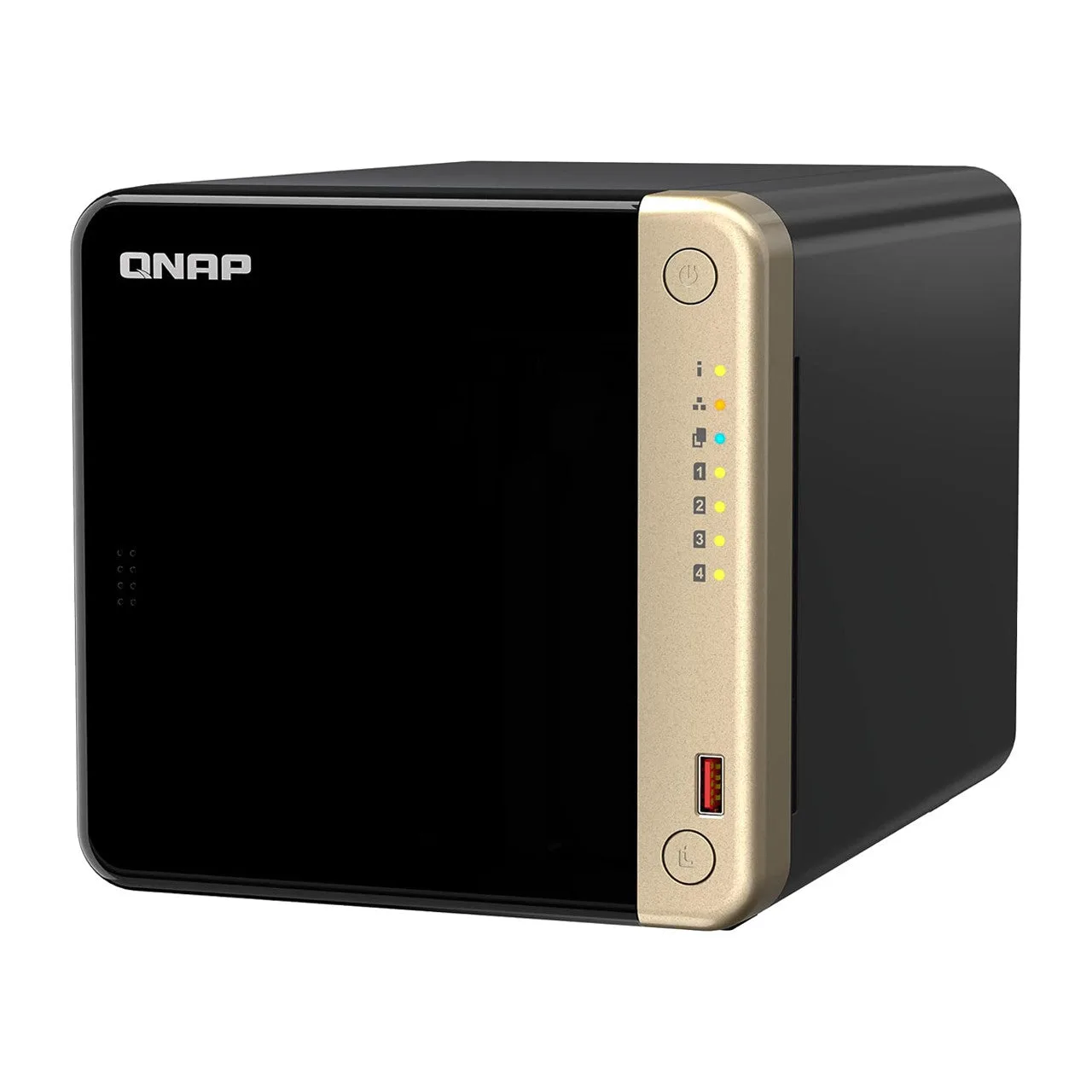QNAP 4 Bay Desktop NAS with Intel Celeron Quad-core Processor, M.2 PCIe Slots and Dual 2.5GbE (Diskless) TS-464-8G-US — photo 1 of 1