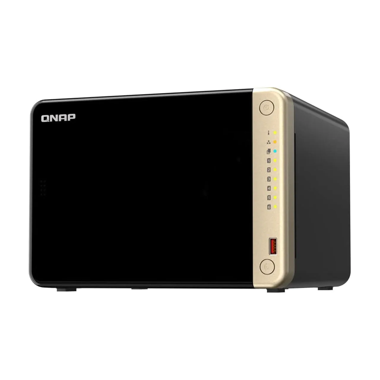QNAP 6-Bay High-Performance Desktop NAS. Intel Celeron N5105/N5095 4C/4T, 8GB DDR4 RAM On-Board, 2 x 2.5GbE TS-664-8G-US — photo 1 of 1